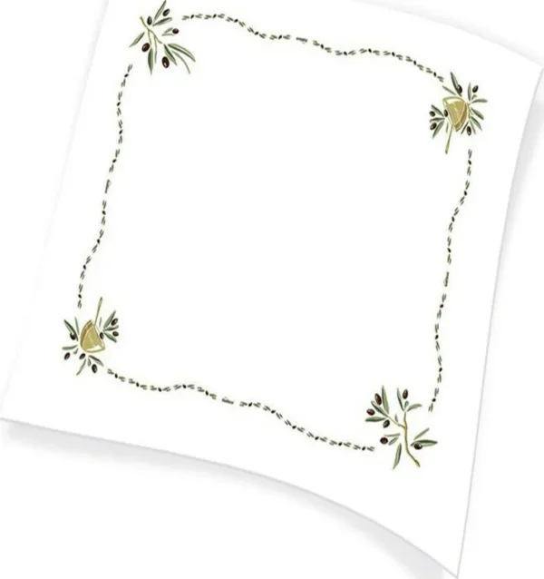 ΤΡΑΠΕΖΟΜΑΝΤΗΛΑ ΕΣΤΙΑΤΟΡΙΟΥ ENDLESS 1m x 1m ΛΕΥΚΟ-ΕΛΙΑ 150ΤΕΜ