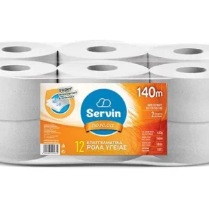 SERVIN ΧΑΡΤΙ ΥΓΕΙΑΣ HORECA 12Χ450 ΧΩΡΙΣ ΠΕΡΦΟΡΑΖ