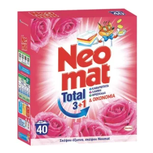 ΣΚΟΝΗ ΠΛΥΝΤΗΡΙΟΥ NEOMAT TOTAL 2kg 40μεζ Αγρ. Τριαντάφυλλο
