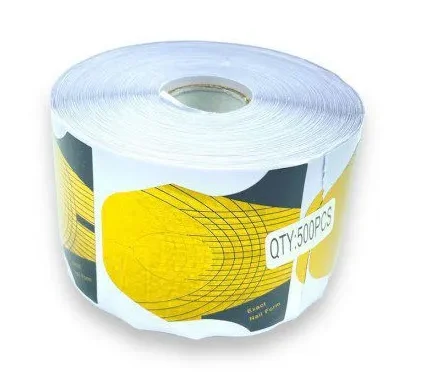 Φόρμες για Τεχνητά Νύχια Ρολό 500 Τεμάχια - Gold