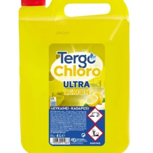 ΧΛΩΡΙΝΗ TERGO LEMON 4lit ΣΥΜΠΥΚΝΩΜΕΝΗ ΠΑΧΥΡΕΥΣΤΗ