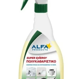 ΣΠΡΕΪ ΠΟΛΥΚΑΘΑΡΙΣΤΙΚΟ 750L ALFA PRODUCTS SUPER ENERGY