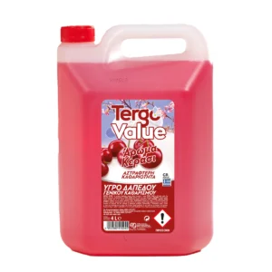 ΚΑΘΑΡΙΣΤΙΚΟ TERGO VALUE ΓΙΑ ΕΠΙΦΑΝΕΙΕΣ & ΔΑΠΕΔΑ 4lit ΚΕΡΑΣΙ